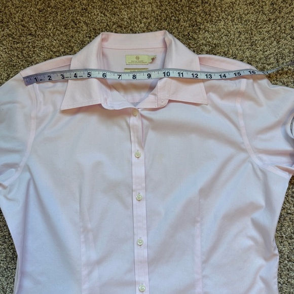 Denver Hayes Shirt Blouse Pink Button Down Long Sleeved Country Western Farmwear - Picture 10 of 12
